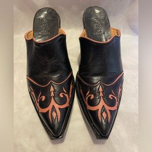 Old Gringo Leather/Pink Mules size 8